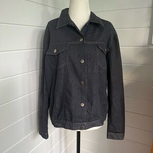 Ladies Denim-look Lightweight Jacket Size 1X, NWT